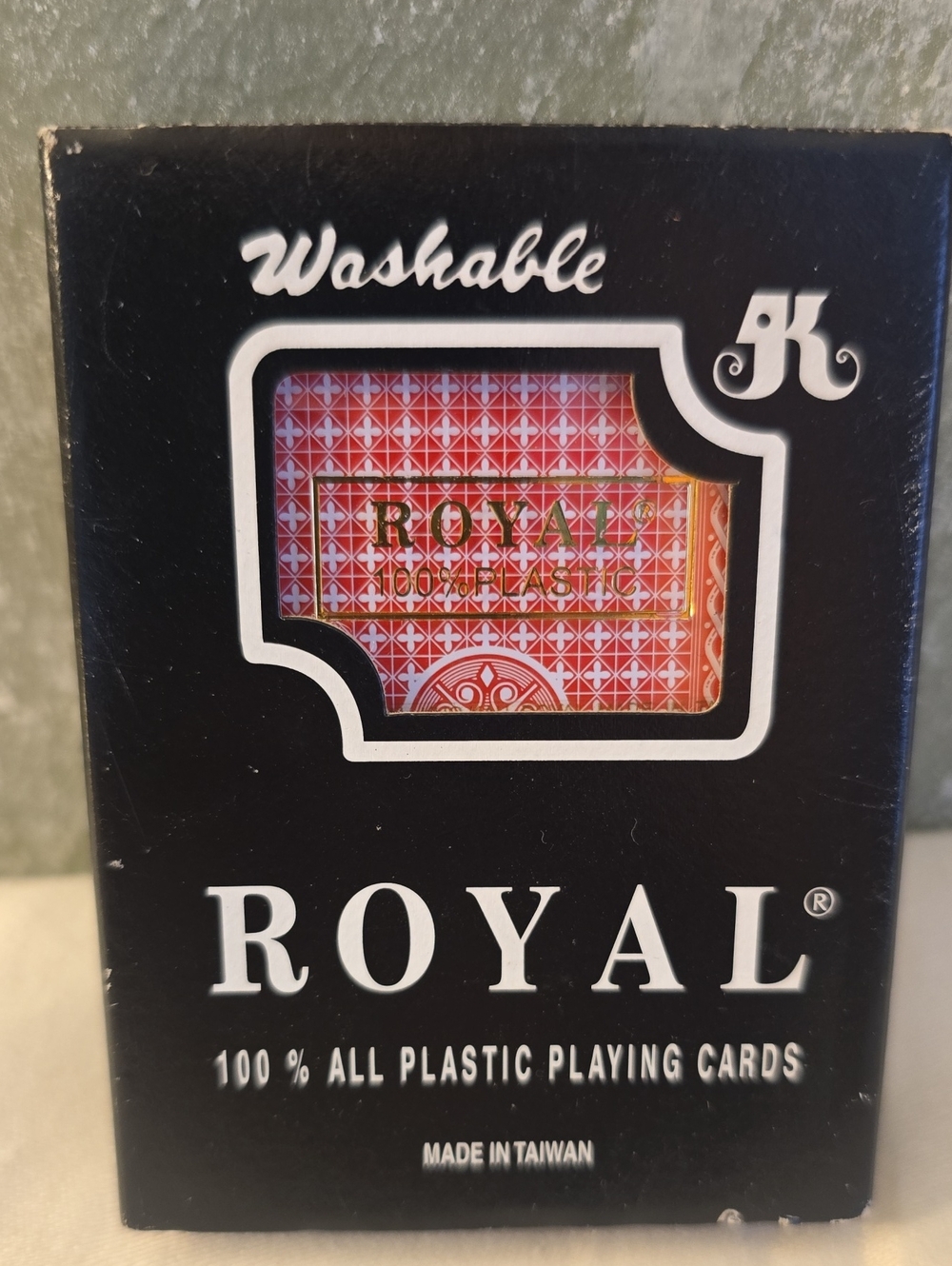 Royal Plastic Playing Cards - Red Pattern